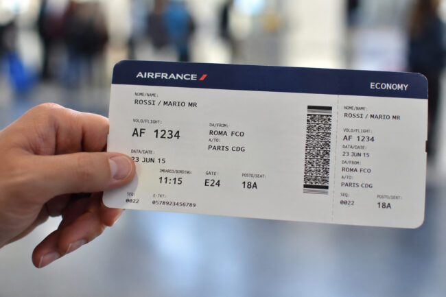 Come il Biglietto Aereo contiene tutti i dati